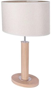 Spot-Light 7017400111525 - Asztali lámpa MERCEDES 1xE27/40W/230V tölgy