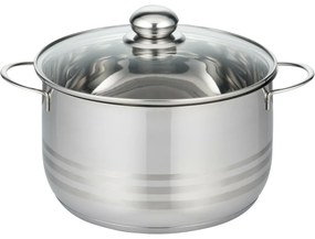Elo 22224 Basic Rozsdamentes acél edény Brillant24 cm, 5,4 l, 5,4 l
