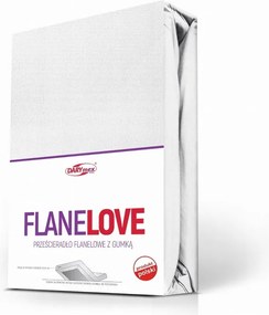 Flanel lepedő gumis 120x200 ecru Darymex