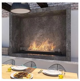 InFire - BIO kandalló 8x120 cm 3kW fekete