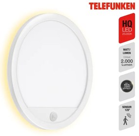 Telefunken 313706TF-LED Kültéri fali lámpa érzékelővel LED/15W/230V IP44