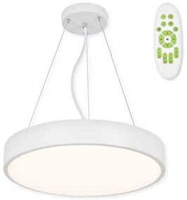 Top Light Top Light Metal 40BZ RC - LED csillár fém lén 51W/230V + távirányító fehér TP1631