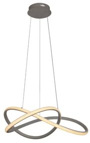 Fényerőszabályozható LED csillár kábeles függesztéssel LED/85W/230V 3000-6500K + távirányító