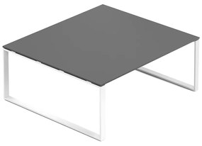 Creator tárgyalóasztal 180 x 160 cm, fehér alap, antracit