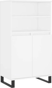 vidaXL fehér szerelt fa magasszekrény 60 x 36 x 110 cm