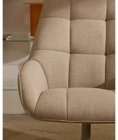 Bézs forgó fotel Jaspe – Kave Home