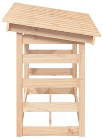 vidaXL tömör fenyőfa tűzifatartó állvány 108x64,5x78 cm