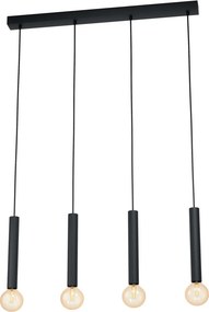 EGLO 98057 CORTENOVA Többágú Függesztett Lámpa Fekete E27 IP20