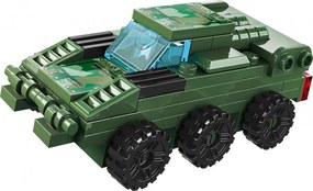QMAN® 42301 | lego-kompatibilis építőjáték | 642 db építőkocka | 8-az-1-ben Háborús tank kerekeken