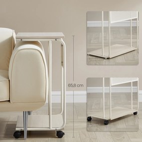 E1012 CRM kisasztal, krém színű