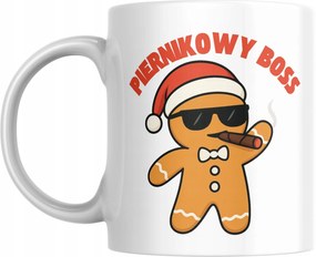 Bögre Karácsonyra Ajándék Karácsony Mikulás Mézeskalács Boss