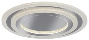 Rabalux 71315 - LED fényerőszabályozható mennyezeti lámpa TANELI 56W/230V 3000/4000/6000K króm + távirányító