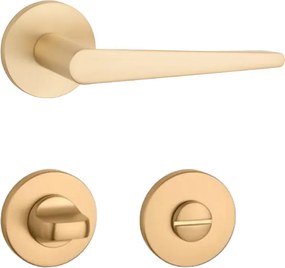 APRILE ARNICA Körrozettás R SLIM 7MM GOLD SATIN - Szatén arany színű WC