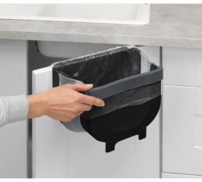 Black Outdoor Kitchen Fago fekete függő hulladékgyűjtő, 5 l - Wenko