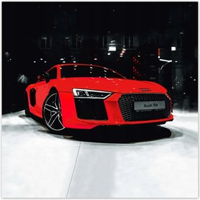 Poszterek 140x140 Piros Audi Audica R8