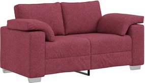 vidaXL Kanapé Bordó 160 x 80 x 82 cm szövet
