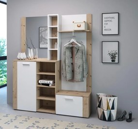 BARRY PRZEDPOKÓJ DĄB ARTISAN/BIAŁY MAT LE