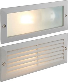 END52213 ECO Kültéri Falba Építhető Lámpa Szürke E27 IP44