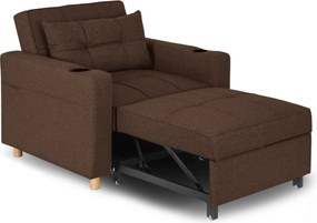 Dönthető fotel barna, SOLOR