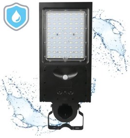LED napelemes utcai lámpa érzékelővel STREET LED/30W/9,6V 3000/4000K 6000 mAh IP65