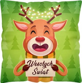 Karácsonyi Dekorációs Párnahuzat 40x40 Jancsi Karácsonyi Ajándék Párnahuzat