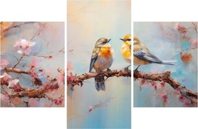 Kép - Lovebirds (90x60 cm)
