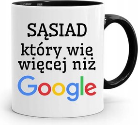 Szomszédnak Fekete Ajándék Bögre fényképes nyomtatással