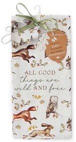 Pamut konyharuha és sütikiszúró szett 2 db-os 45x65 cm Forest Fable – Cooksmart ®