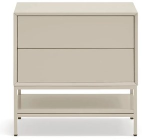 Krémszínű éjjeliszekrény Platt – Teulat