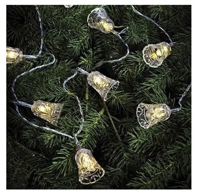 Markslöjd 703237 - LED Karácsonyi lánc BELL 10xLED/0,5W/4,5V