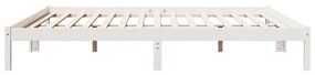 fehér tömör fenyő extra hosszú ágykeret matrac nélkül 180x210cm