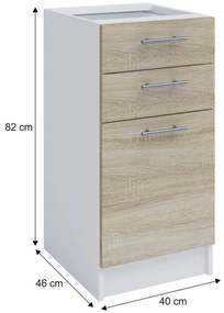 Alsó konyhaszekrény S40SZ2 Flor. 1014748