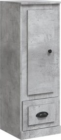 vidaXL betonszürke szerelt fa magasszekrény 36x35,5x103,5 cm