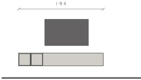 Infinity 2.0 2 db-os szett bézs / Mercure tölgy
