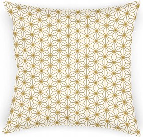 Karácsonyi párnahuzat 40x40 Csillagos párnahuzat Arany 7844