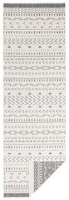 Kuba szürke-krémszínű kültéri szőnyeg, 250 x 80 cm - NORTHRUGS