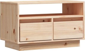 vidaXL tömör fenyőfa TV-szekrény 60 x 35 x 37 cm