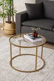 Dohányzóasztal Berlin - Gold 60