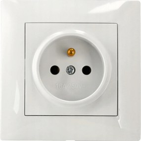 Aljzat Kontakt aljzat szimpla fali 2P+Z Elektromos 16A 230V