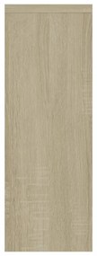 sonoma tölgy szerelt fa fali polc 45,1 x 16 x 45,1 cm