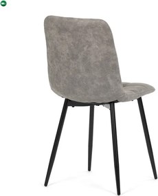 Szürke Vintage Szövet Étkezőszék. CT-281 GREY3