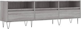 vidaXL szürke sonoma színű szerelt fa TV-szekrény 150x30x44,5 cm