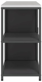 Konyhai Tároló Készlet polcokkal 2 pcs Fekete 150 x 50 x 92 cm