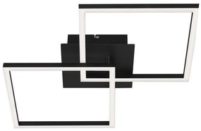 Briloner 3210-015 - LED dimmelhető mennyezeti lámpa FRAME 2xLED/11W/230V fekete