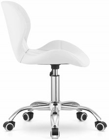 AKCIÓ Fehér AVOLA irodai szék öko bőrből II. osztály