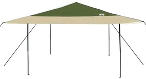 Pop-up napernyő sátor Zöld 400 x 400 cm szövet
