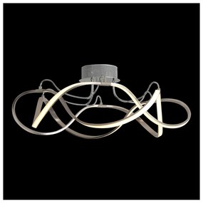 LUXERA MINUET mennyezeti lámpa króm, 3000K melegfehér, beépített LED, 3912 lm, 18106