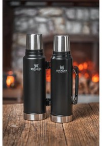 Fekete termosz bögrével 1 l – Stanley