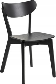 Nappali Étkezőszék áramvonalas háttámlával klasszikus Roxby fekete