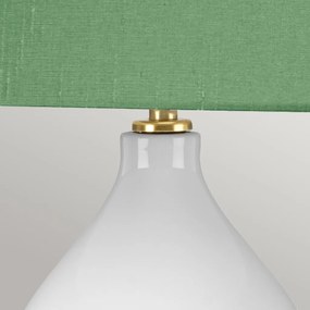 Elstead Lighting Isla ISLA-AB-TL-GREEN Asztali lámpa 1x60 W/E27